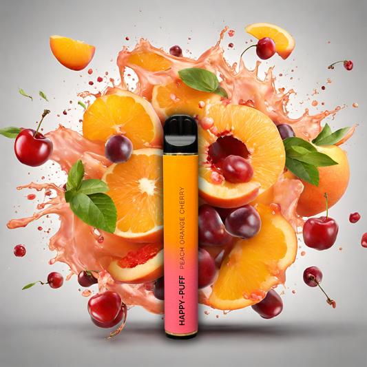 HAPPY-PUFF Peach Orange Cherry